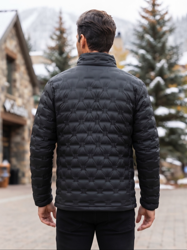 Columbia Siyah Desenli Termal Mont