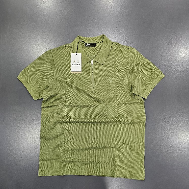 Barbour Yarım fermuar t-shirt
