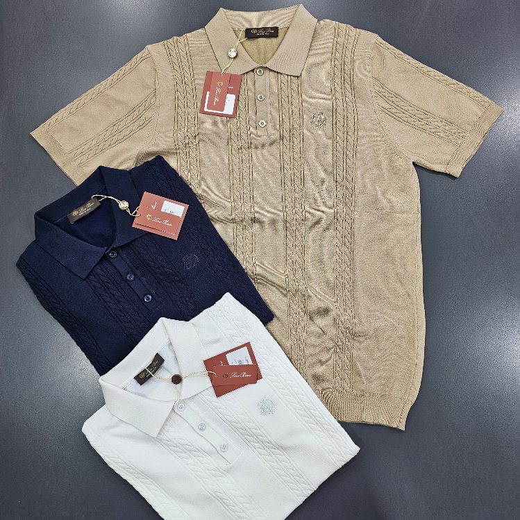 Loro Piana Polo yaka triko t-shirt