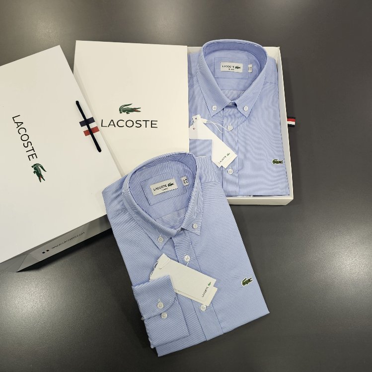 LACOSTE GÖMLEK SLIMFIT ÇİZGİLİ