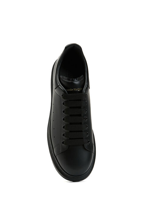 Alexander McQueen Siyah Erkek Deri Sneaker Spor Ayakkabı