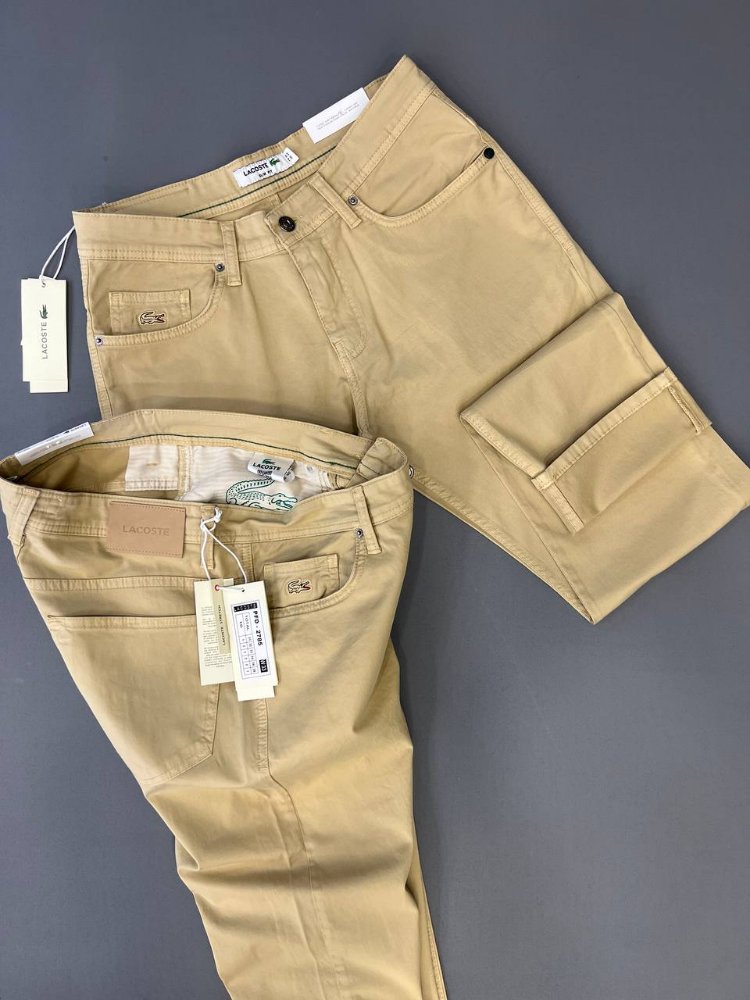 LACOSTE Erkek Keten Pantolon