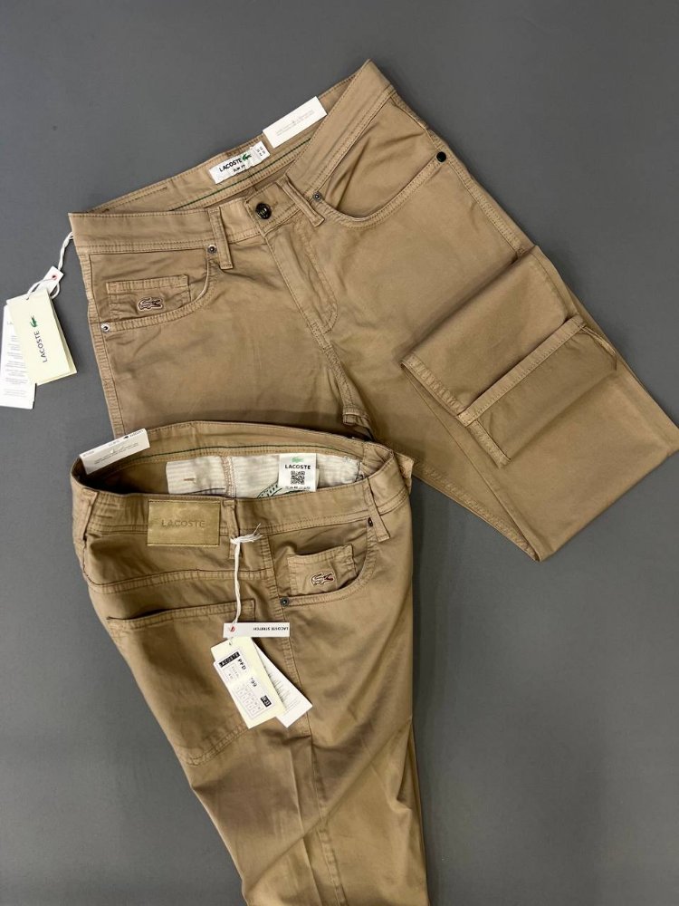 LACOSTE Erkek Keten Pantolon