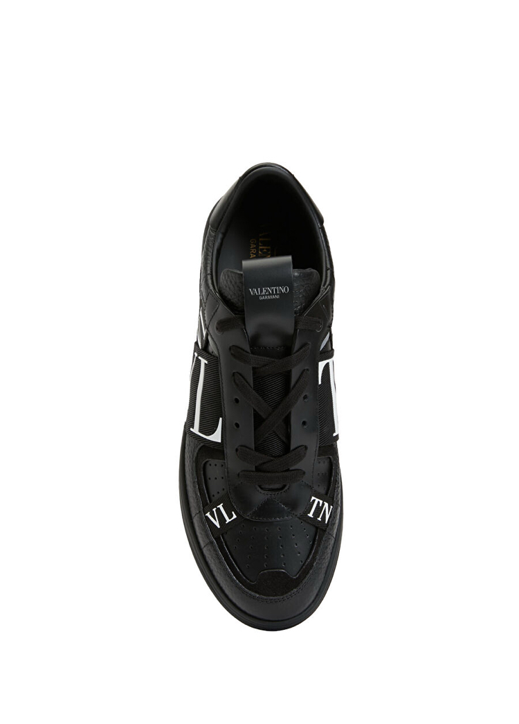 VL7N Siyah Erkek Deri Sneaker