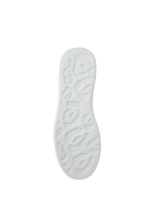 Alexander McQueen Beyaz Mavi Erkek Deri Sneaker