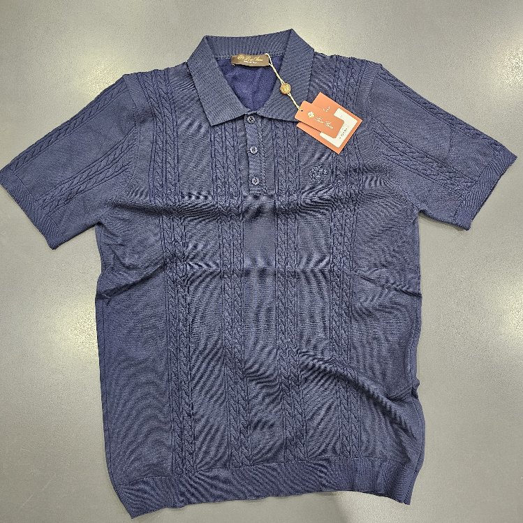 Loro Piana Polo yaka triko t-shirt