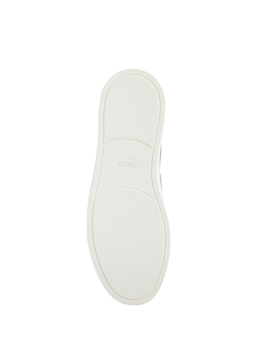 Zegna Siyah Erkek Deri Sneaker