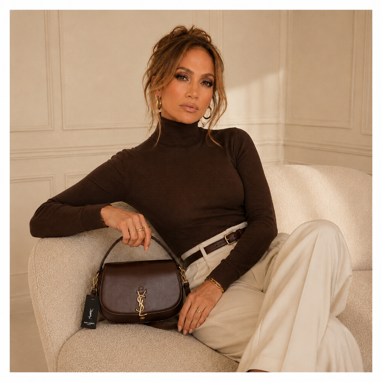 YSL KADIN ÇANTA ACIKAHVE
