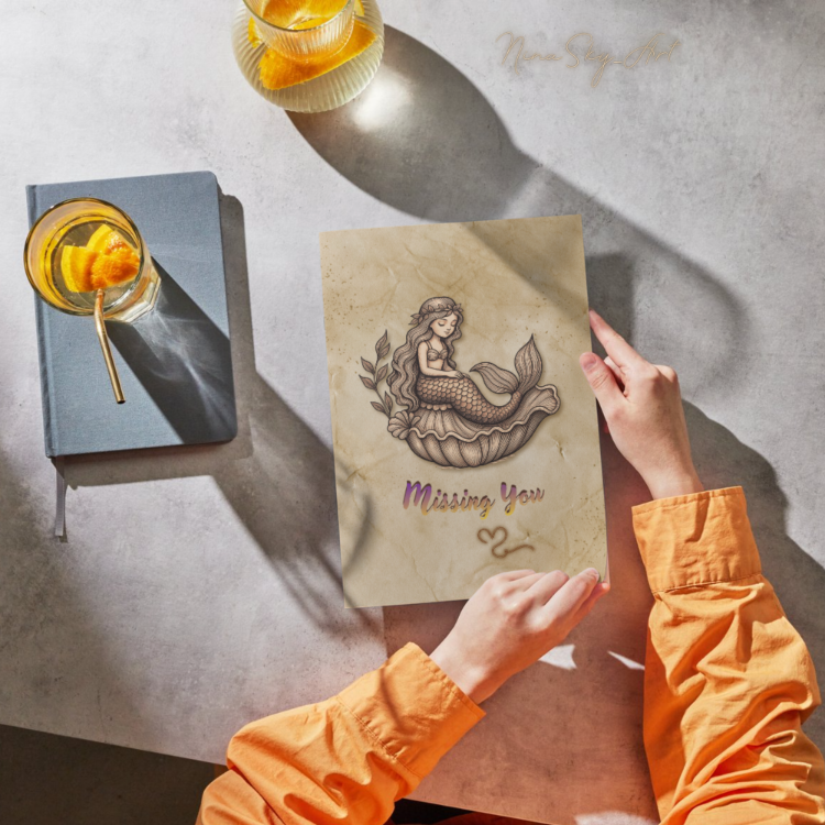 Vintage Missing You Mermaid | SoulAnchor