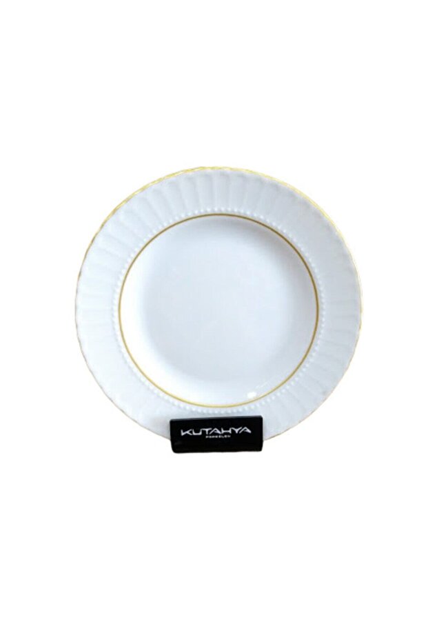 Kütahya Porselen 6 Adet Sedef Yaldızlı Yemek Tabağı 19 cm