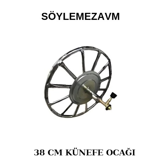 Söylemezavm Döner Başlıklı Künefe Su Böreği Kadayıf Pişirme Ocağı 38 cm