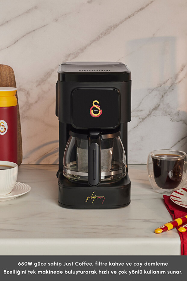 Karaca Just Coffee Aroma 2 in 1 Lisanslı Filtre Kahve ve Çay Demleme Makinesi Galatasaray