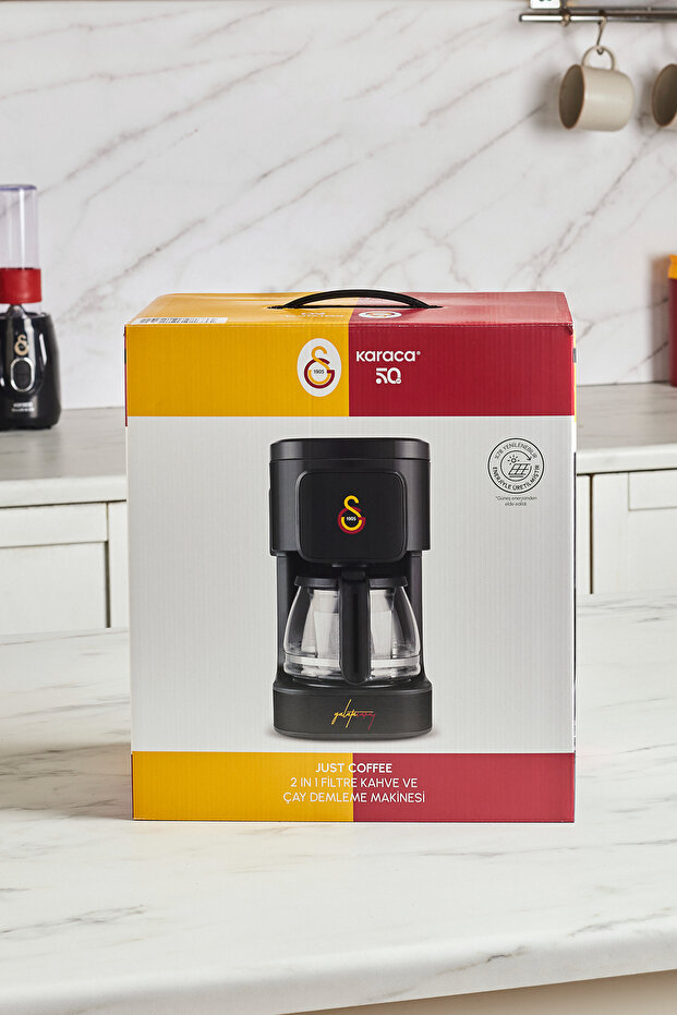 Karaca Just Coffee Aroma 2 in 1 Lisanslı Filtre Kahve ve Çay Demleme Makinesi Galatasaray