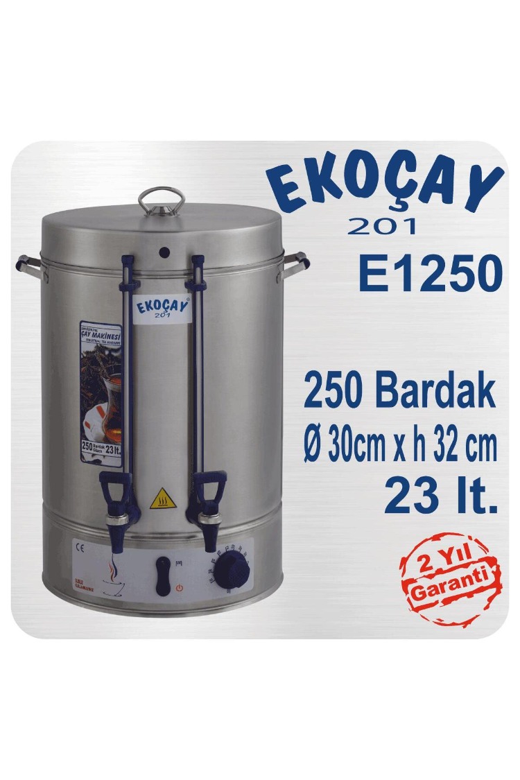 Ekoçay Çay Makinesi 250 Bardak Semaver