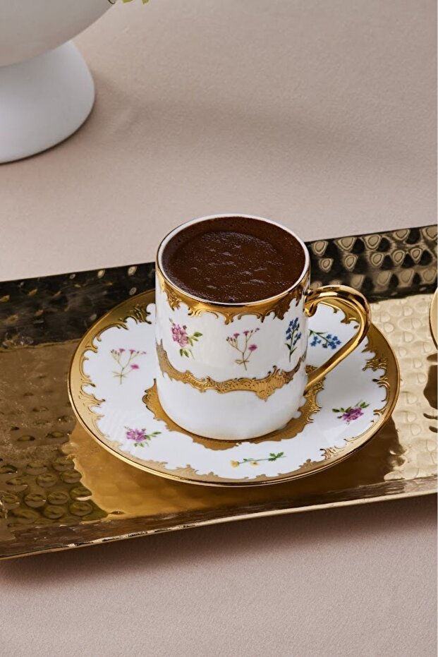 Karaca Bihter 6 Kişilik Kahve Fincanı 90 ml