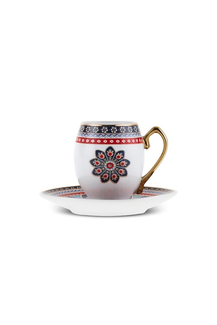 Karaca Söğüt 6 Kişilik Kahve Fincanı 90 ml