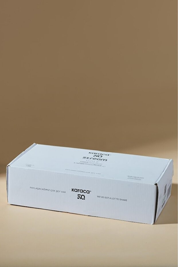 Karaca Hole 6 Kişilik Kahve Fincan Takımı 80 ml Gold