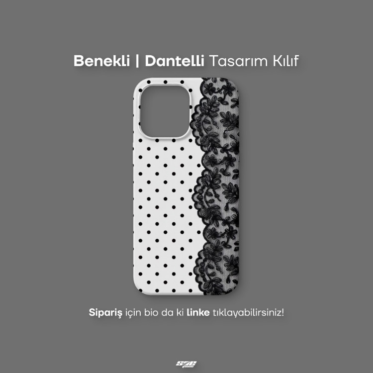 Benekli | Dantelli Tasarım Kılıf