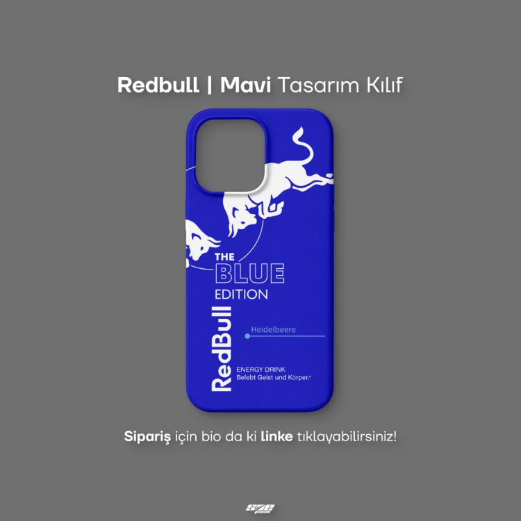 Redbull | Mavi Tasarım Kılıf