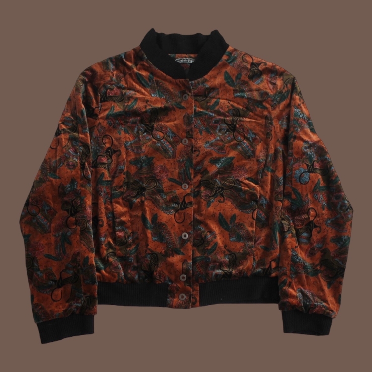 Kadife Bomber Ceket 