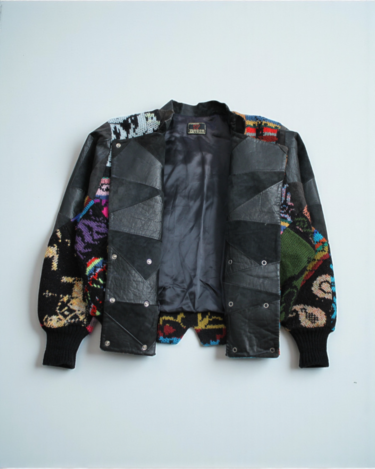 Tauros Patchwork Deri Ceket