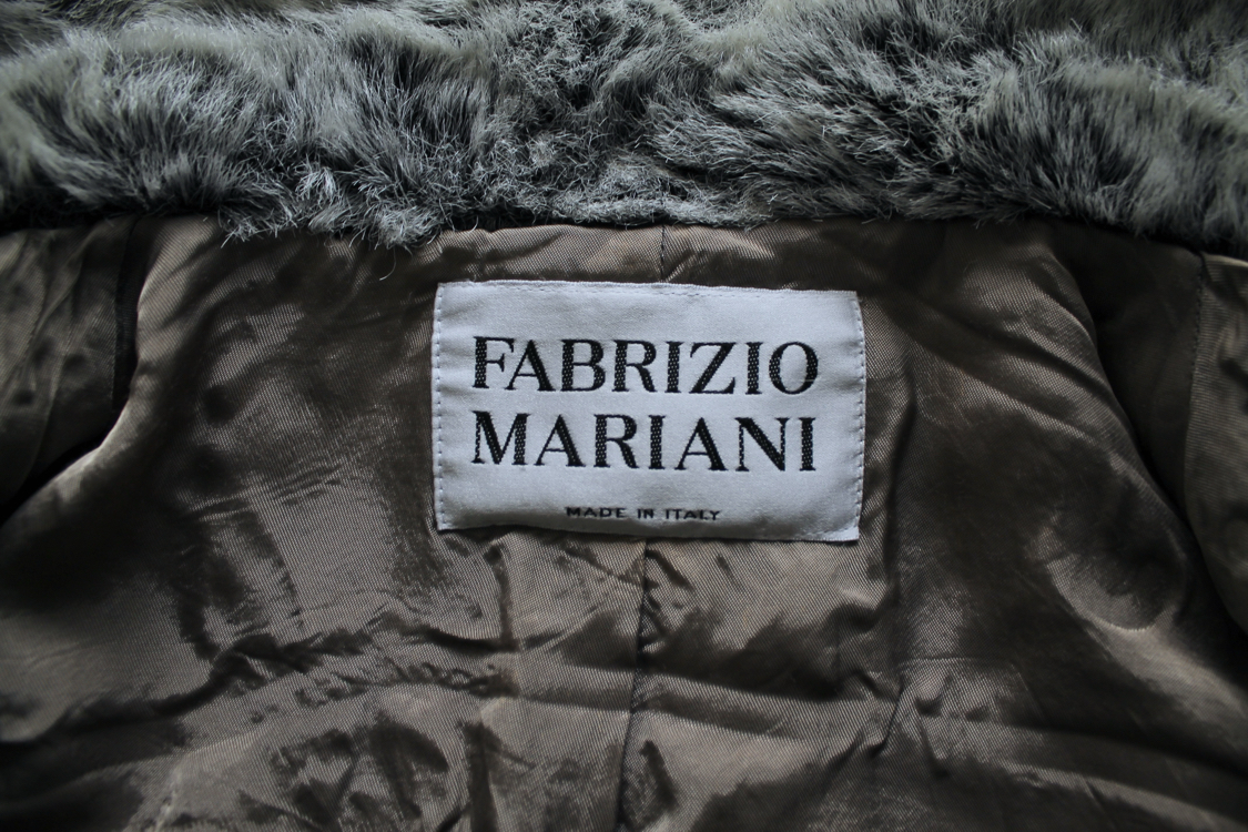 Vintage Fabrizio Mariani Suni Kürk Mont 