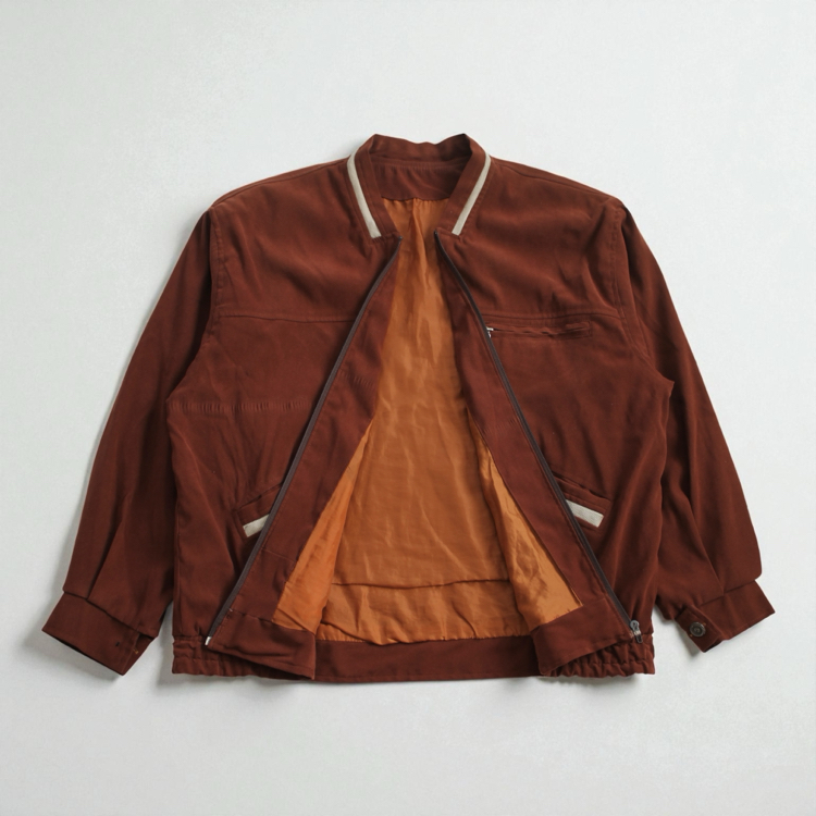 Kahverengi Bomber Ceket