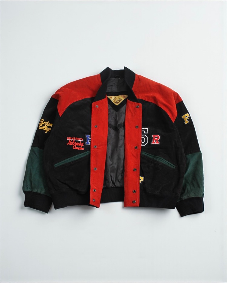 Boston College Süet Letterman Ceket
