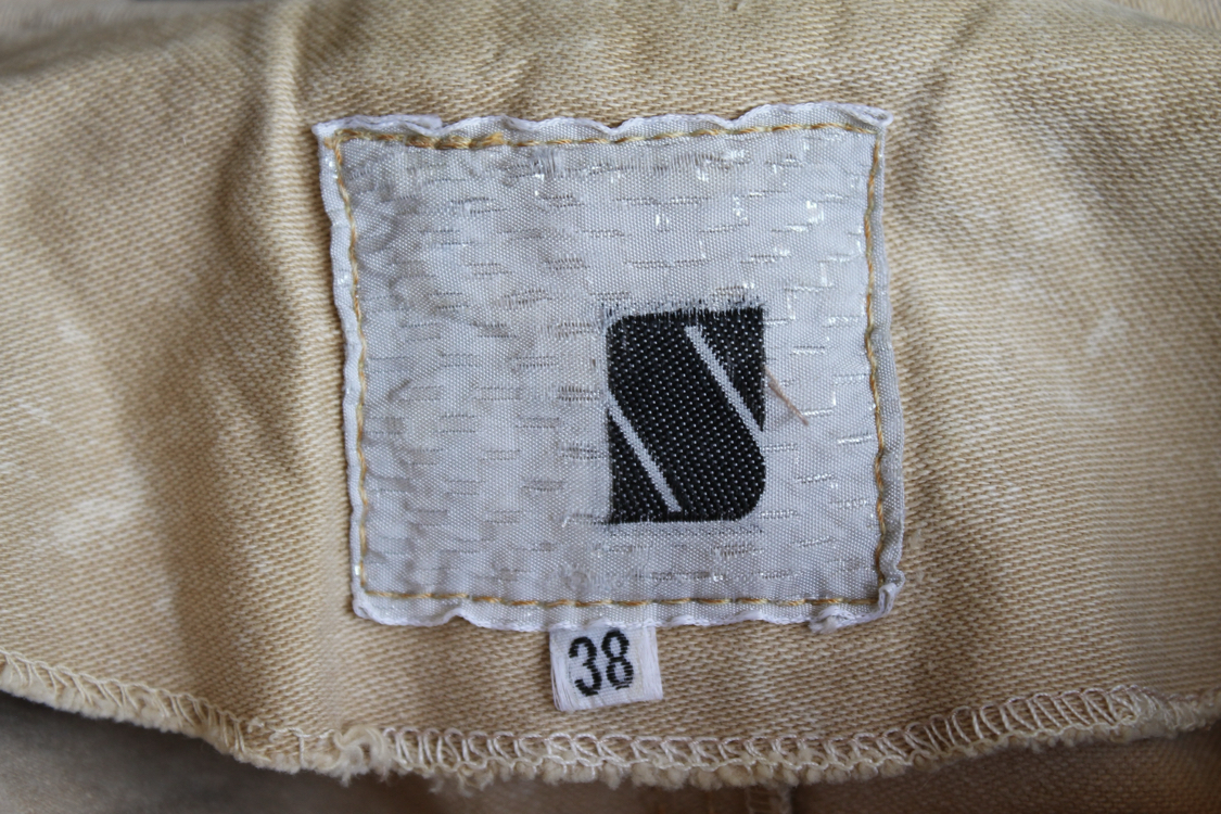 Krem Denim Trençkot 