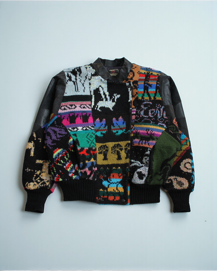 Tauros Patchwork Deri Ceket