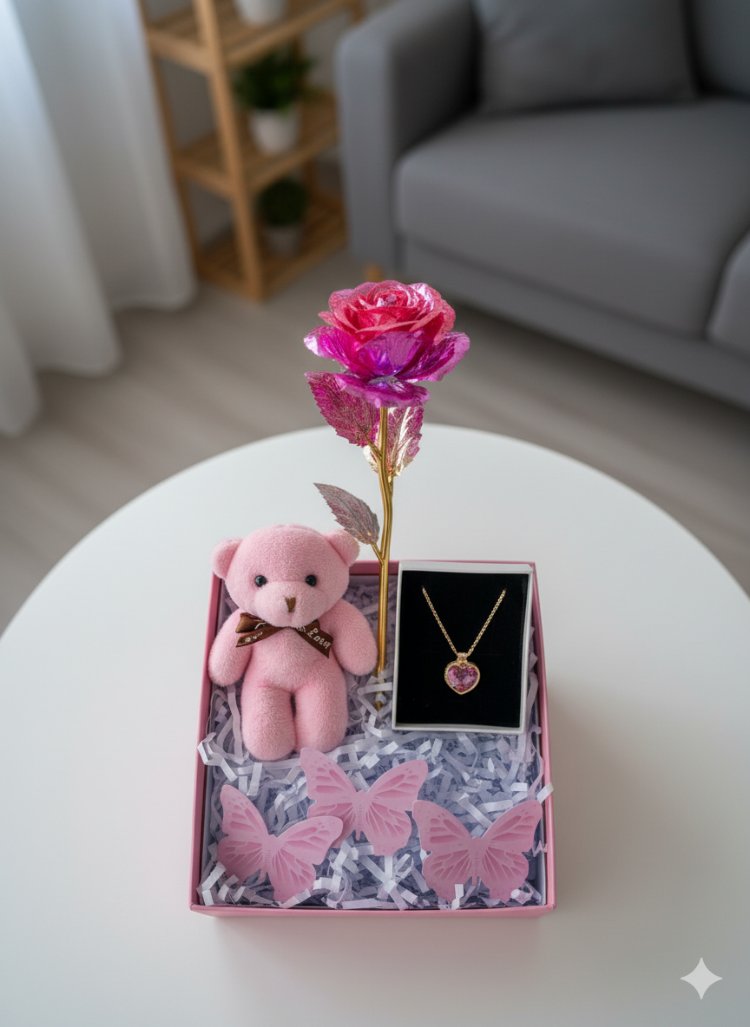Pembe Mini Işıltı Set’i