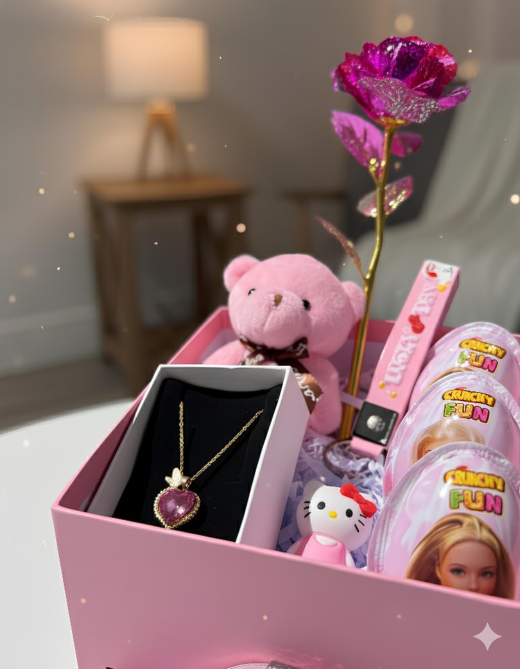 Pembe Sevimli Set