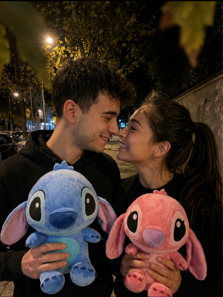  Stitch & Angel Peluş Çift Seti 