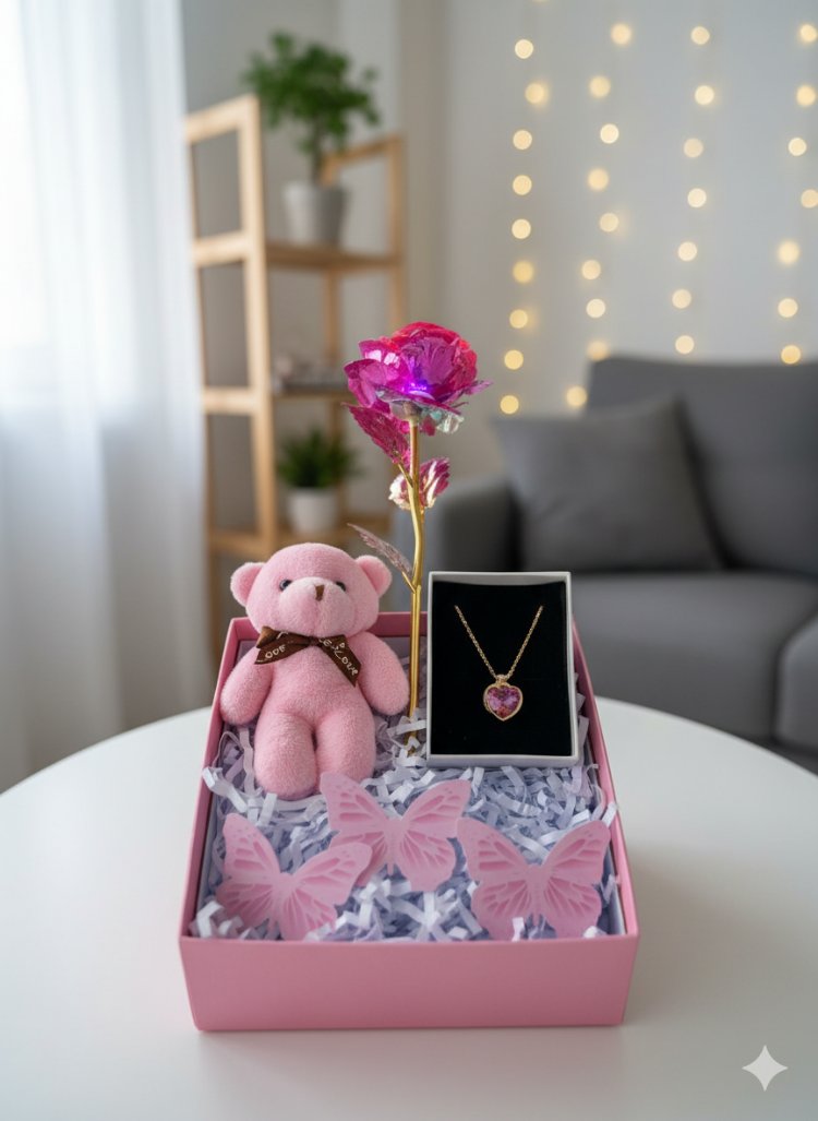 Pembe Mini Işıltı Set’i