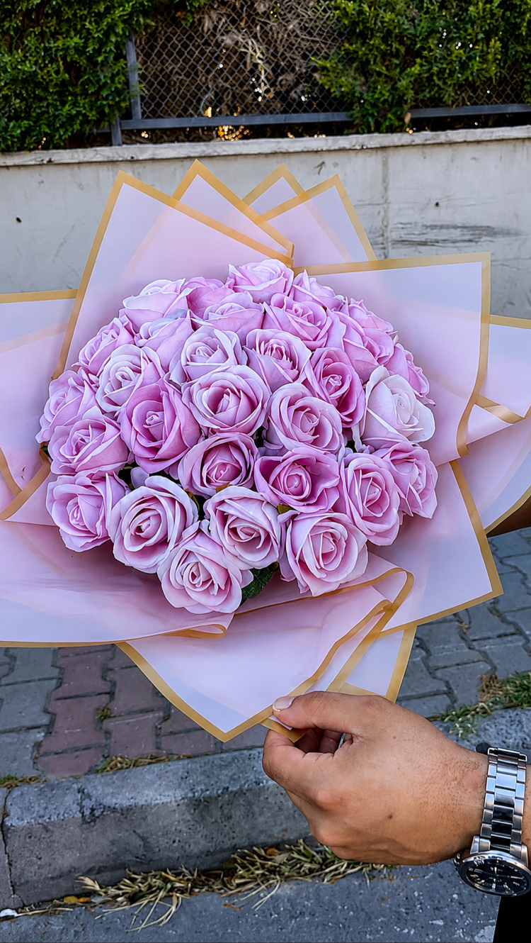 Dev Pembe Gül Buket’i