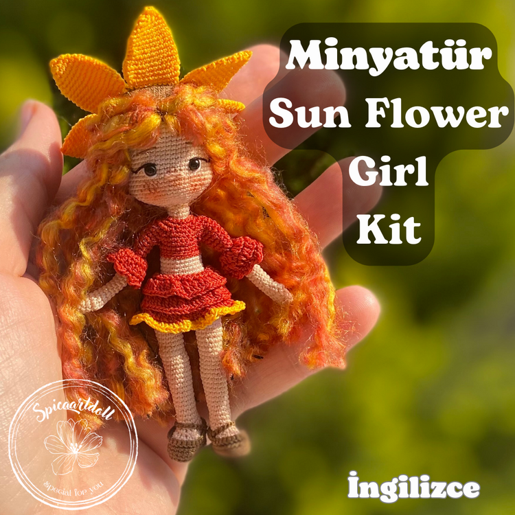 Minyatür Sun Flower Girl Kit