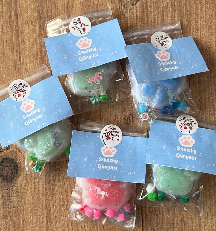 Standart Boy Sarı Pofuduk Squishy