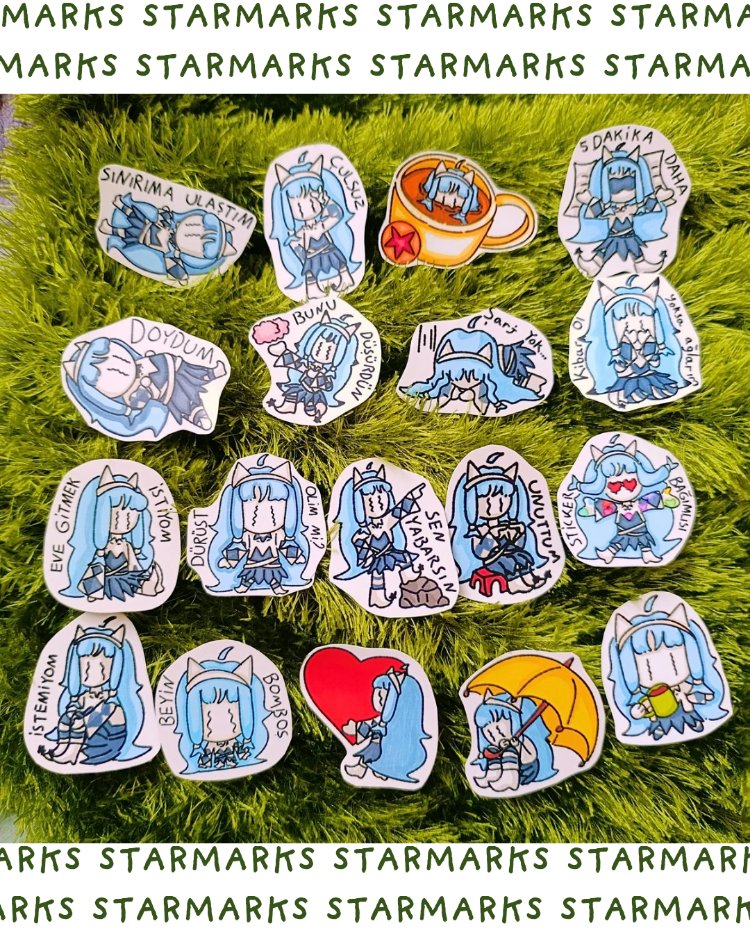 Uriya moodluk tekli stickerlar