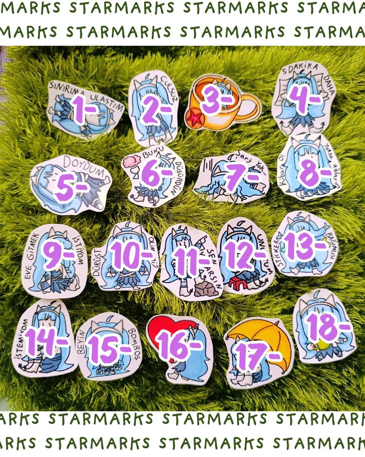 Uriya moodluk tekli stickerlar