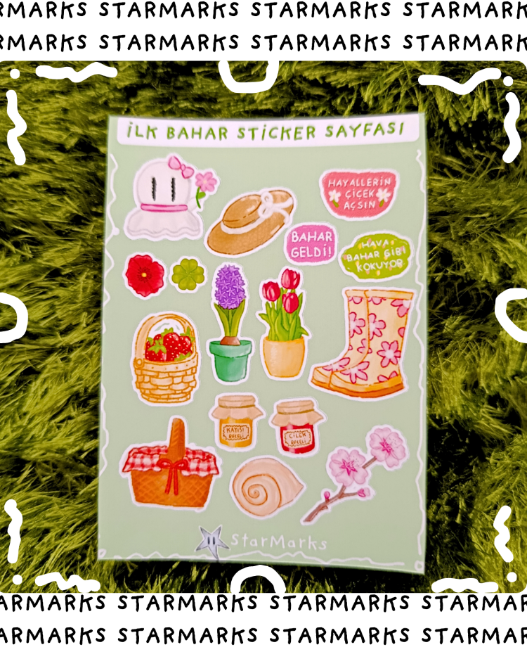 bahar sticker sheet