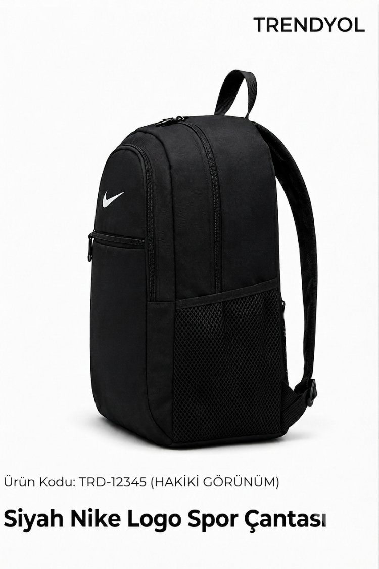Nike Siyah Spor Çantası ORJİNAL KUMAŞ
