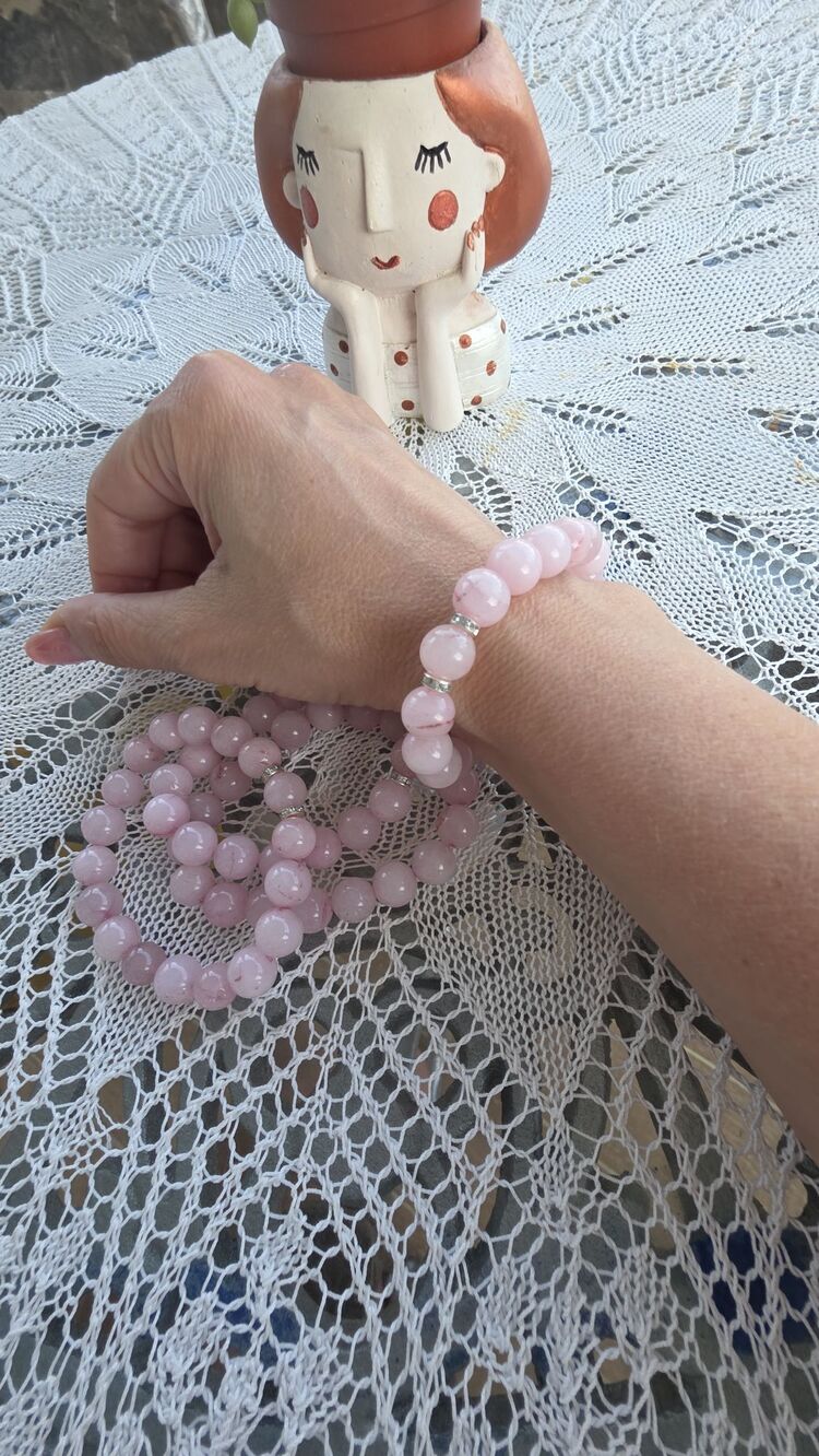 Pembe kuvars & Güçlü çekicilik