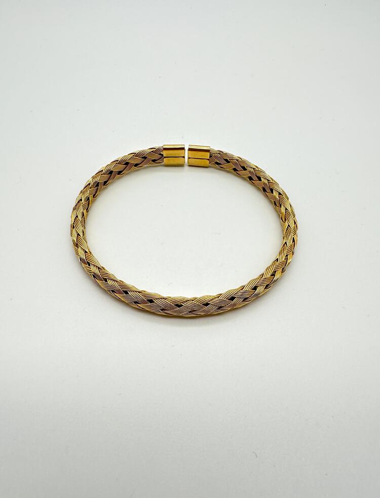 Orvella – Örgü Elegant Gold Bileklik