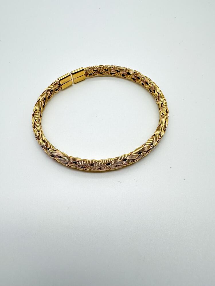 Orvella – Örgü Elegant Gold Bileklik