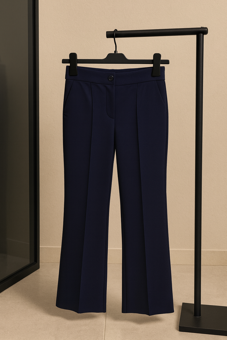 Lacivert Kumaş Pantalon