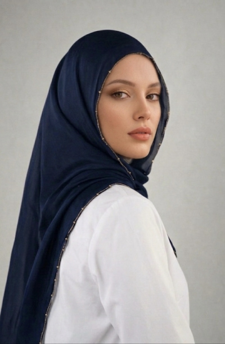 Taşlı Organze şal 