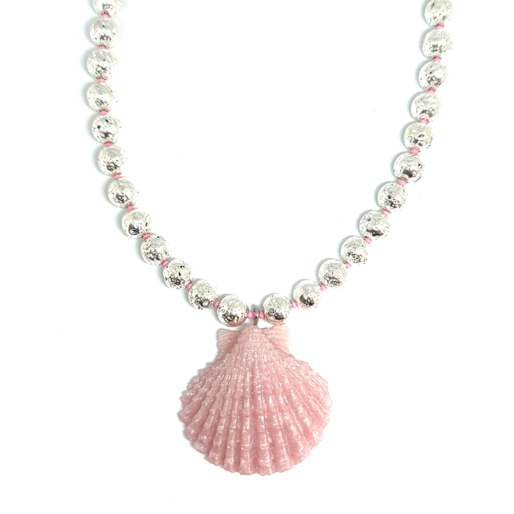 Shell Kolye/Pembe