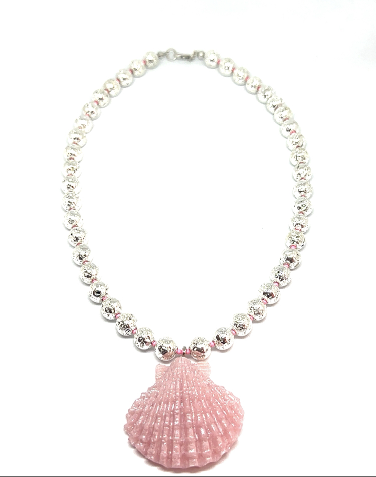 Shell Kolye/Pembe
