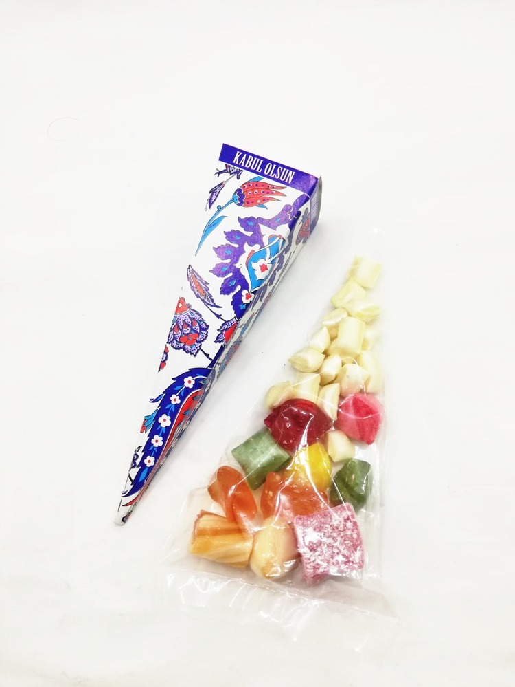 ÇİNİ DESENLİ MEVLÜT ŞEKERİ 90GR X 10