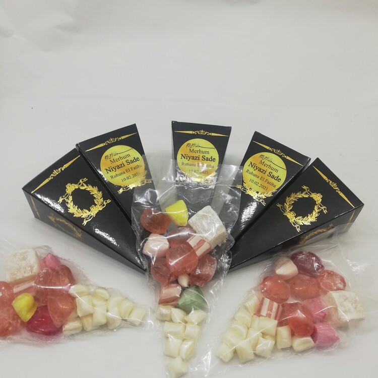 mevlüt şekeri 100 gr X 10 siyah külah
